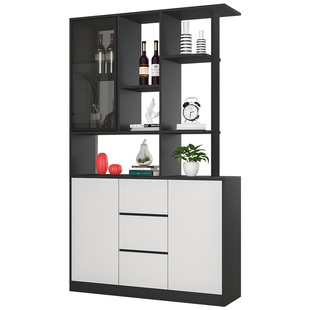 客厅进门玄关柜北欧入户置物架间厅玄幻柜轻奢隔断酒柜鞋柜一体