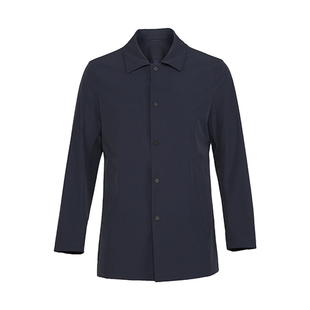 【行政夹克】callisto2025春秋新品中长款男士翻领通勤舒适风衣