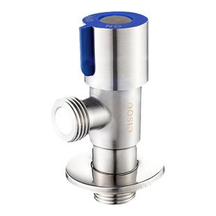 黄铜角阀一进二出双出水加长大流量热水器马桶进水阀三通家用水管