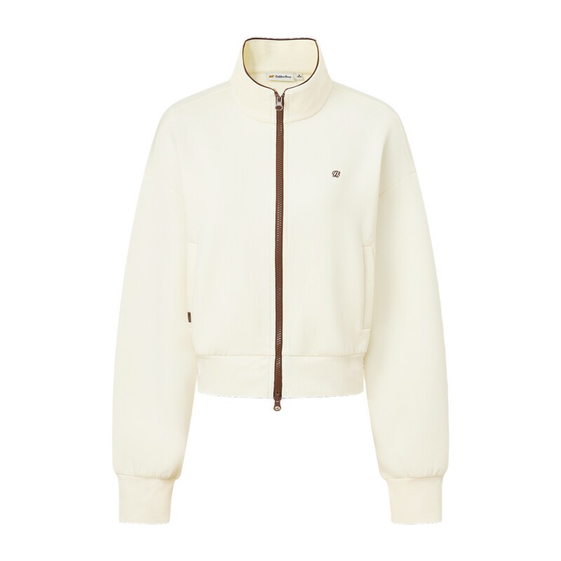 【春夏新品】GOLDEN BEAR/金熊 2026年女士立领拉链卫衣开衫外套