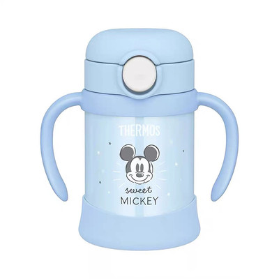 日本膳魔师儿童宝宝带吸管保温杯
