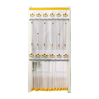 卧室厨房隔断防蝇客厅蕾丝门帘