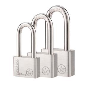 304不锈钢挂锁户外锁头防水防锈防雨仓库防盗锁具防撬家用大门锁