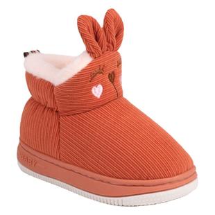 儿童棉拖鞋卡通可爱冬季加绒加厚棉鞋男女居家外穿包跟亲子保暖鞋