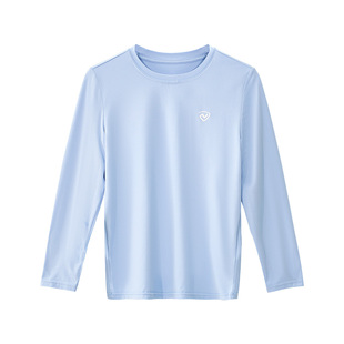 [云感吸湿速干]诺诗兰童装儿童长袖T恤男女童打底衫排汗快干上衣