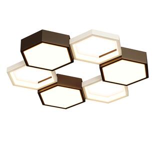 最光创意卧室主灯简约现代led吸顶灯蜂巢客厅灯餐厅2026新款灯具