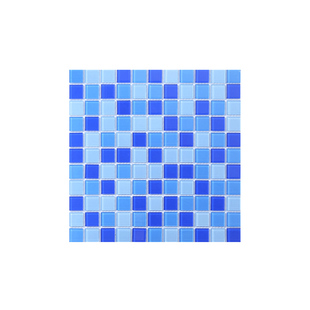 水晶玻璃游泳池马赛克瓷砖泳池卫生间蓝色背景墙水池鱼池墙贴地砖