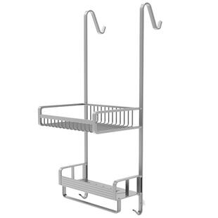 浴室置物架浴巾架毛巾架淋浴房挂篮悬挂式卫生间收纳架子挂架神器