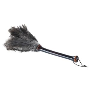 大漆筇竹天然孔雀毛掸子紫竹鸵鸟毛拂尘家用清洁除尘扫灰鸡毛掸子