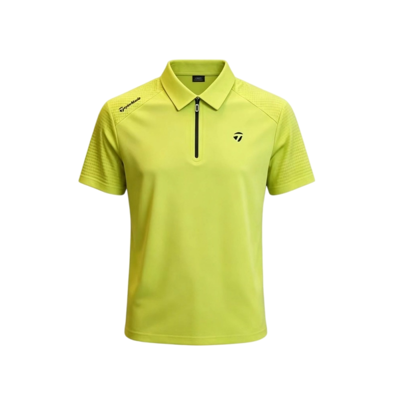 TaylorMade泰勒梅男士高尔夫短袖冰丝POLO衫夏季运动休闲速干t恤