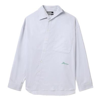 ITJACQUEMUS斜门襟长袖衬衫