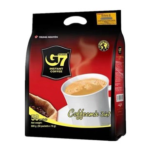 越南进口 中原G7咖啡 速溶三合一咖啡 800g（16g*50包）新日期