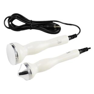 正品万邦超声波面部探头美容导入导出仪器配件单孔插头