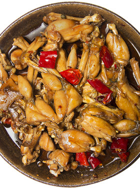 卤馆私房菜麻辣牛蛙即食120g