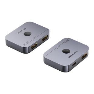 威迅hdmi分配器8k一分二分线器高清电脑音视频双向转换器2进1出