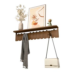 钢琴键挂衣架墙上壁挂玄关置物架不占空间入户进门衣服挂钩衣帽架