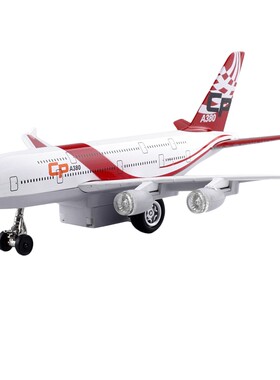 彩珀合金飞机a380空中客车儿童
