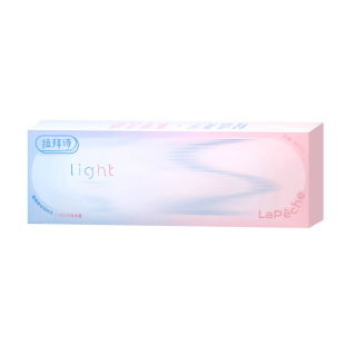 【自营】拉拜诗light系列日抛60片双含水双子片隐形透明近视眼镜