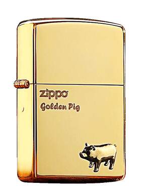 镀金男士商务礼品zippo打火机