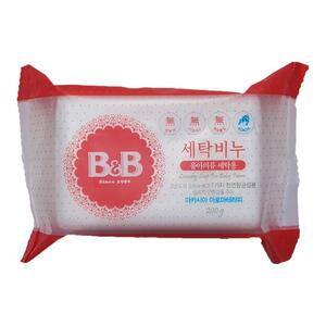 韩国保宁BB皂婴儿洗衣皂宝宝儿童专用去渍新生儿尿布皂200gx12块
