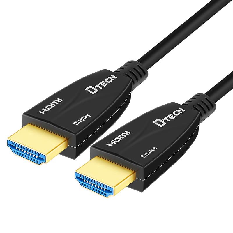 帝特4K光纤HDMI线2.0高清线延长电脑连接电视投影仪视频10米20米