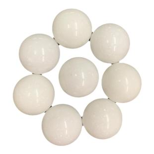 天然玉石八粒白石阵摆件苏民峰大圆石春天然白玉石球家装饰工艺品