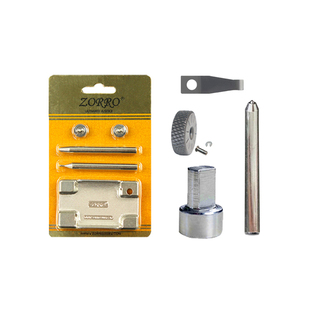 ZP打火机拆机工具菱形火轮铆钉冲子内胆火石滑轮弹片砂轮维修配件