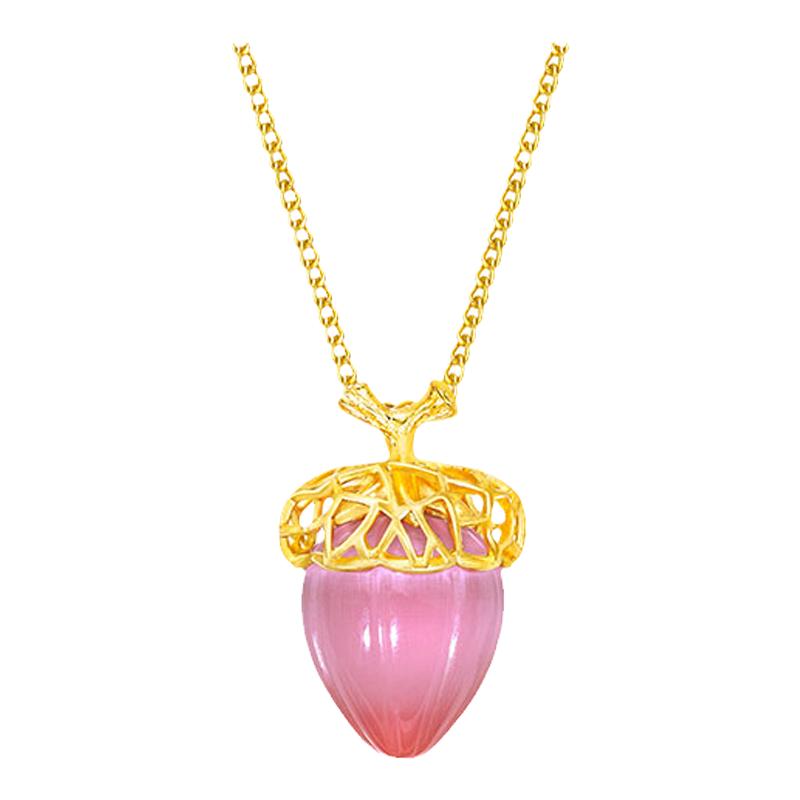 justgold镇金店吊坠冬日童话
