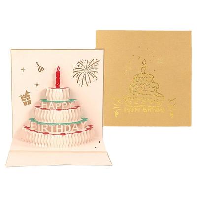 生日礼物录音立体贺卡