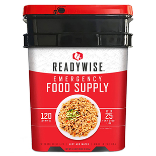 美国明智4320份4人1年家庭末日生存长期储备应急食品压缩救灾物资