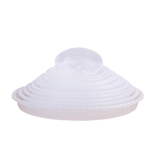 塑料加厚透明接水盘圆加深大花盆底座托盘树脂垫底托多肉底盘底座