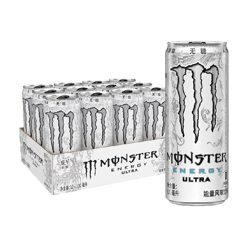 【下拉领优惠】可口可乐Monster维生素运动功能饮料（白魔爪）