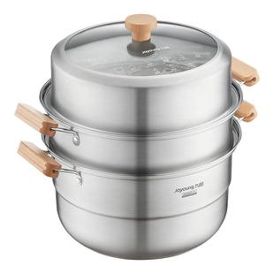 九阳蒸锅家用大容量304不锈钢加厚蒸笼馒头电磁炉煤气灶通用炊