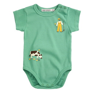 88折■LENFANCE 现货Bobo Choses 26SS宝宝T恤背心衬衫包屁衣长裤