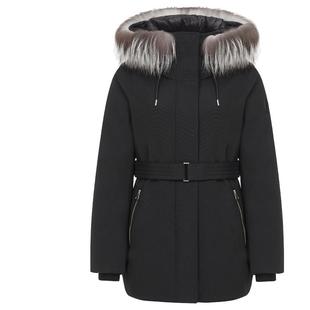 【明星同款】MACKAGE女士 JENI二合一毛领收腰时尚修身羽绒服外套