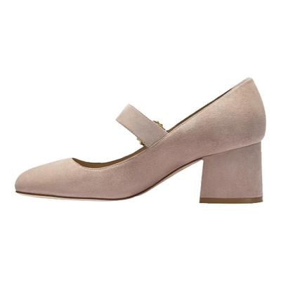 SW STUART PEARL BUCKLE 60 PUMP 优雅玛丽珍高跟鞋单鞋女