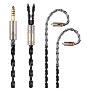 NICEHCK原道BlackCat黑猫4股锌铜合金线油浸升级线HiFi耳机N5005