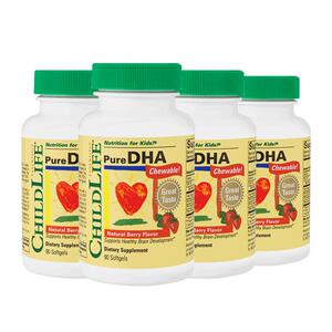童年时光小金珠dha记忆4瓶鱼油