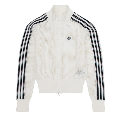 adidas三叶草女子立领拉链夹克