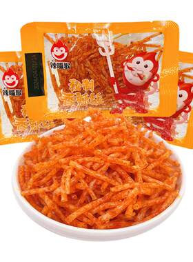 辣嘴猴香辣丝面筋童年怀旧零食
