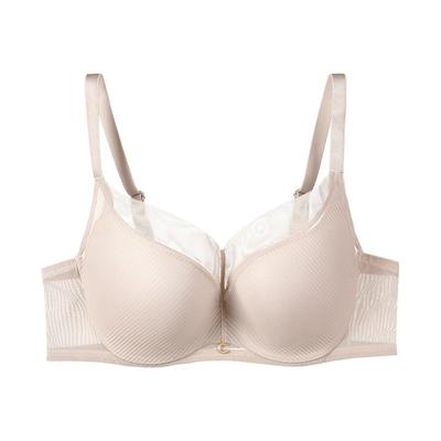 Comfit薄款内衣女上托聚拢调整