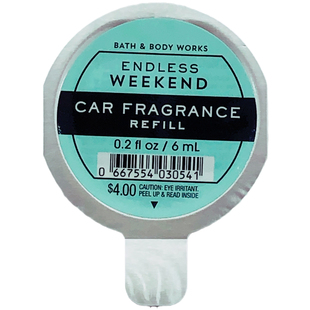 美国BBW车载香薰片车香水香片香氛空气清新剂汽车盘夹圆形替换芯