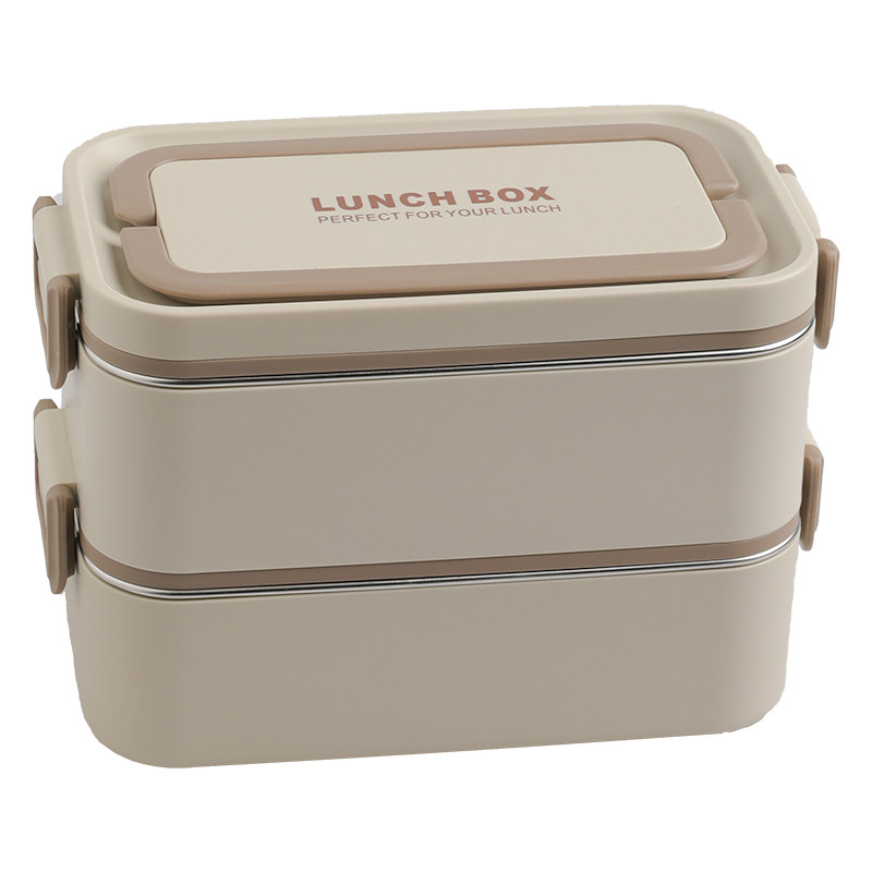 舍里304不锈钢保温饭盒上班族学生可微波炉加热多层便当盒带饭桶