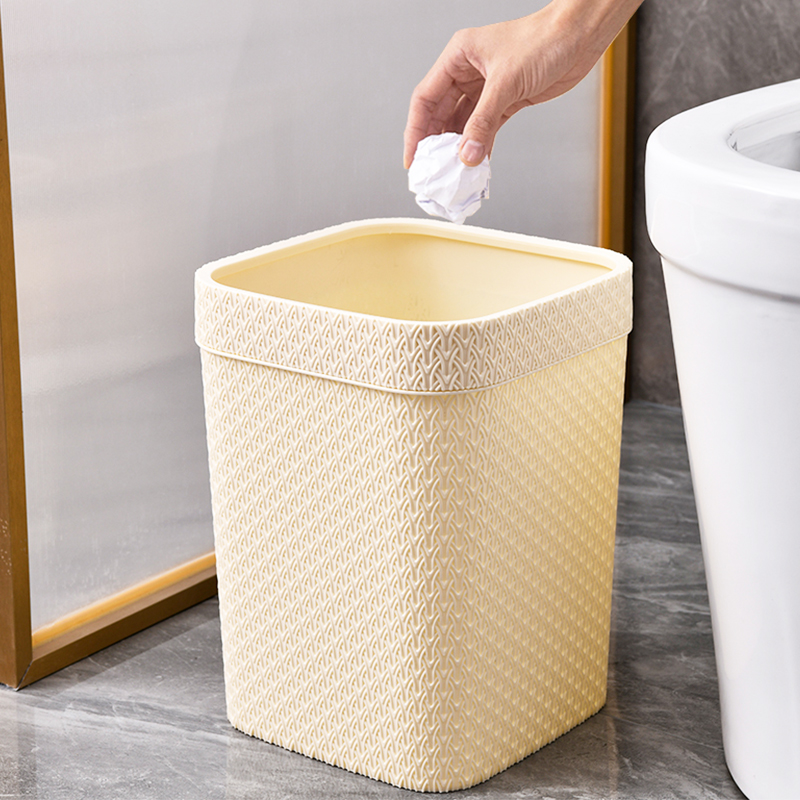 家用垃圾桶大容量简约客厅厨房厕所卫生间办公室无盖纸篓2024新款