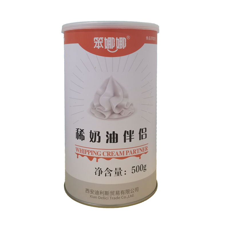 迪利斯笨娜娜稀奶油伴侣动物淡奶油打发增稠剂稳定剂烘焙原料500g