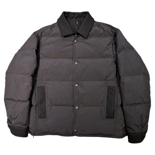 2025冬季翻领轻薄假两件羽绒服男韩系短款加厚保暖90白鸭绒外套潮