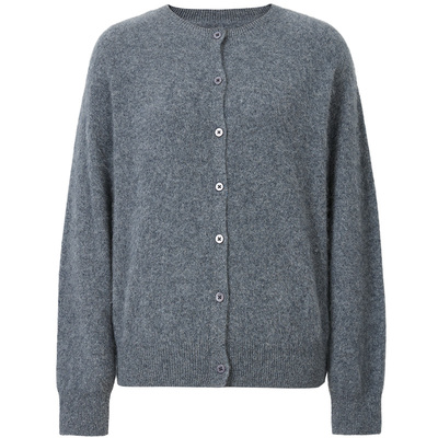 MOFAN摩凡冬新款霜白色毛针织衫