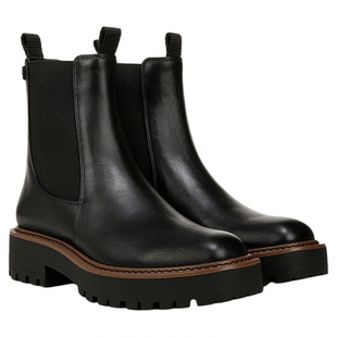 SAM EDELMAN山姆爱德曼冬季新切尔西靴方头增高皮短靴女LAGUNA