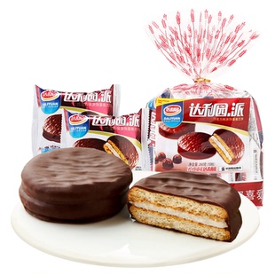 达利园糕点巧克力派袋装休闲零食品营养早餐蛋糕饼干面包吐司点心