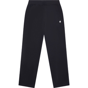 乐卡克法国公鸡女款针织运动休闲松紧腰柔软舒适直筒百搭长裤